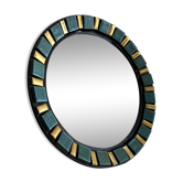Round ceramic mirror 1960