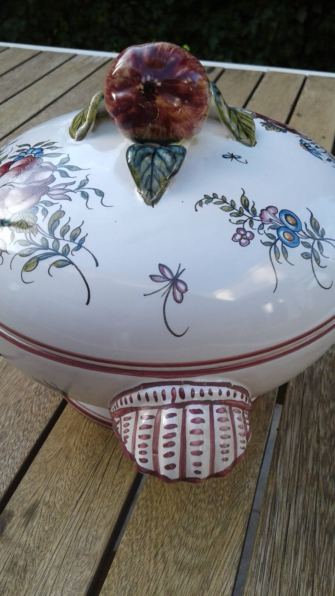 Earthenware soup tureen