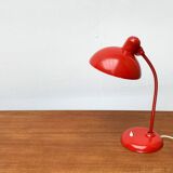 Red German table lamp mid-century 6556 by Christian Dell for Kaiser Idell, 1960s