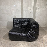 Togo angle faux leather Black - Ligne Roset