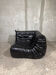 Togo d'angle en similicuir noir - Ligne Roset