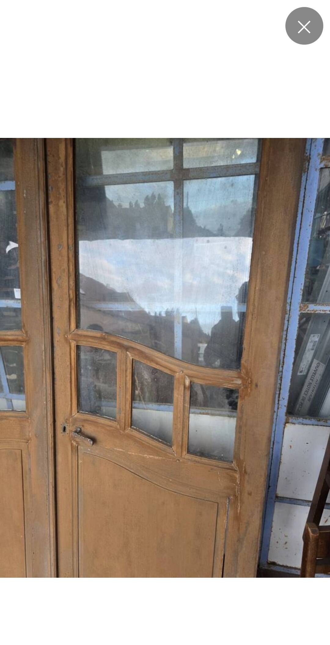 Pair of old Art Nouveau doors