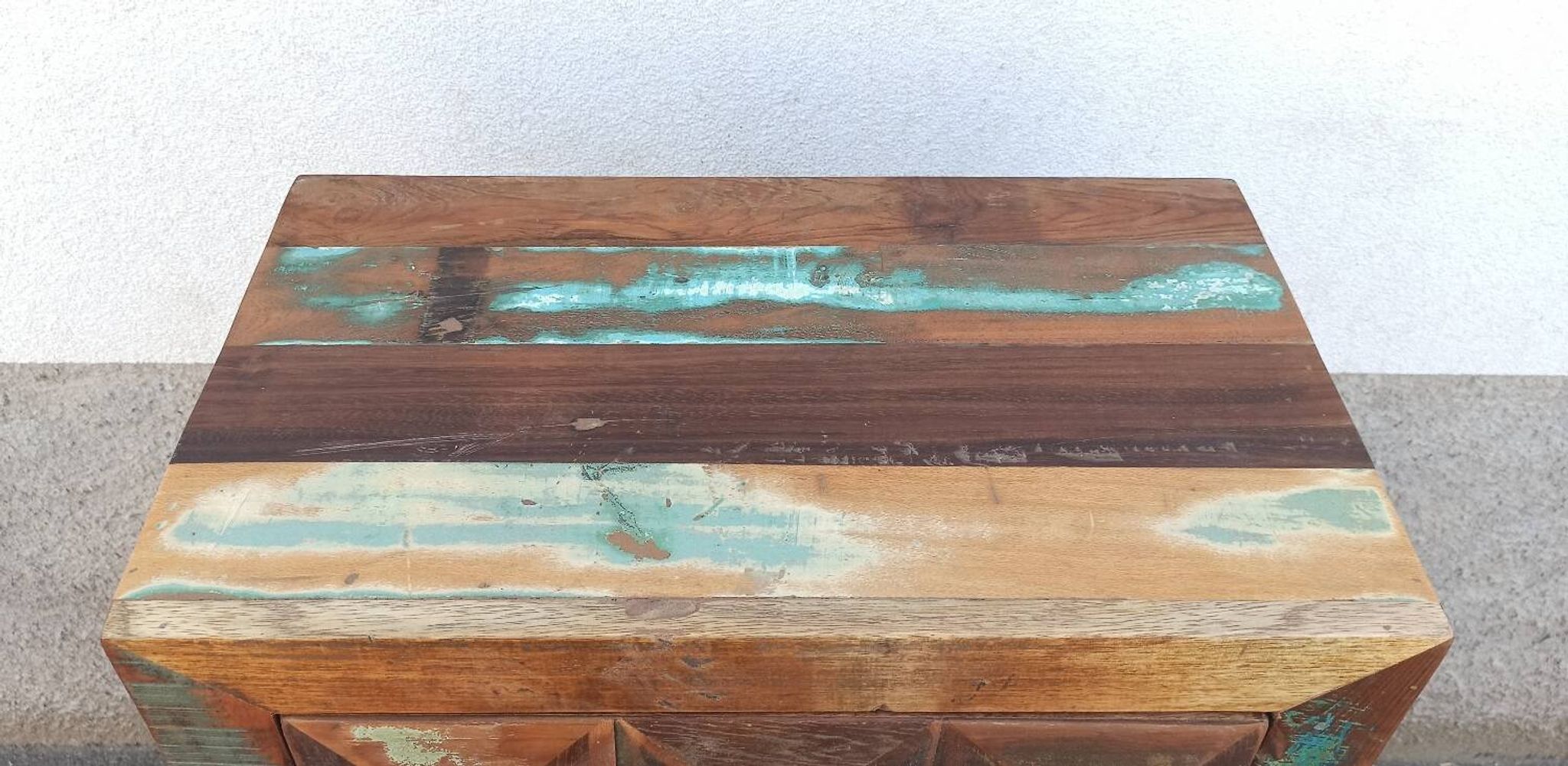 Occasional furniture in old colored wood