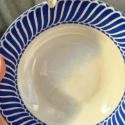 Vintage Digoin deep plates