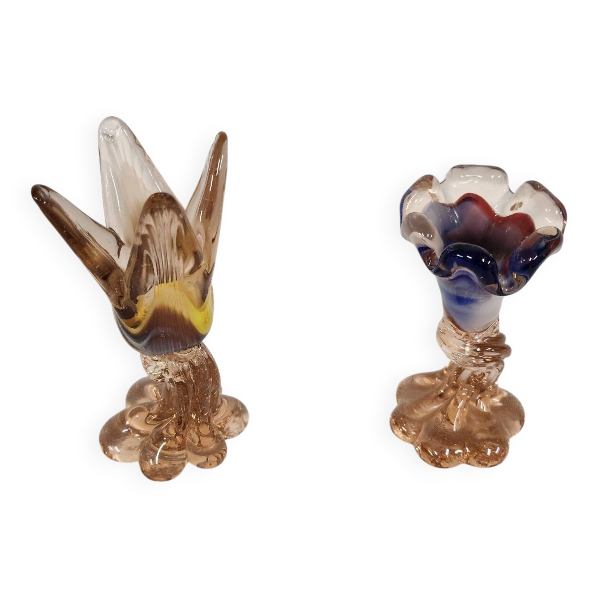 2 small candle holders