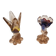 2 small candle holders