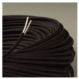 Ceramic lamp, 2M fabric cable, rope shade