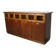 Vintage Dutch Beech & Oak Haberdashery Shop / Grain Cabinet, 1950s