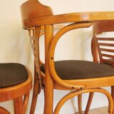 Vintage Bentwood Armchairs - Set of 3 - Mid-Century Irish Pub Style