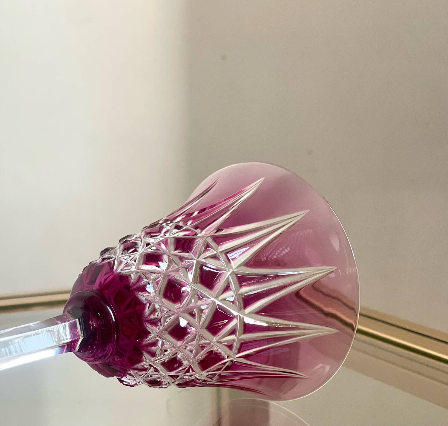 Saint-Louis crystal glass.