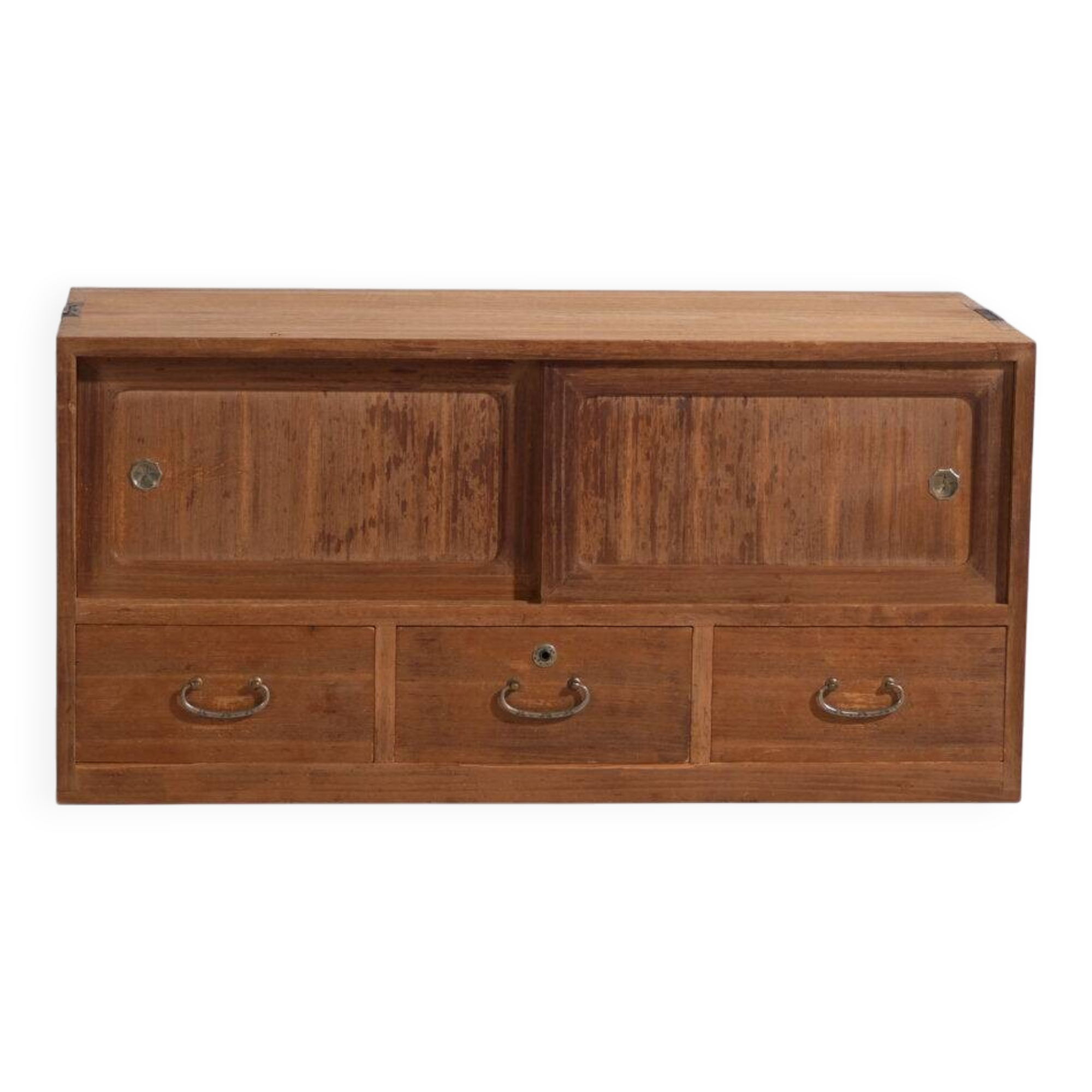 Old low tansu – Taishō / Shōwa period (c. 1920-1970) #19