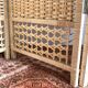 Paravent vintage 3 pans en tressage