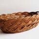 Old rattan basket basket