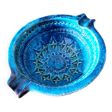 Rimini bleu keramieken asbak, Aldo Londi pour Bitossi, jaren 1960 en Italie