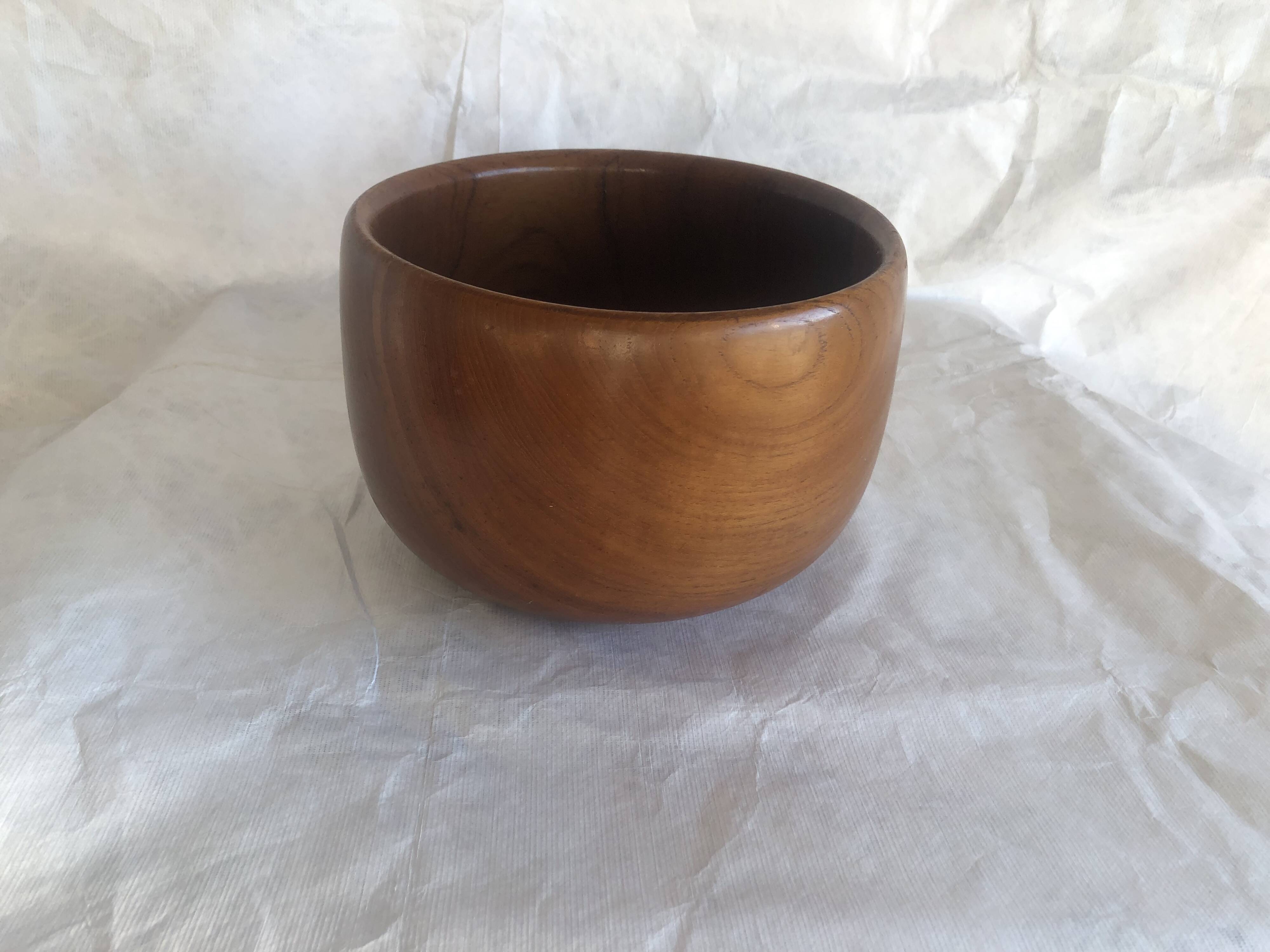 Vintage teak salad bowl