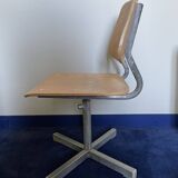 Chaise d’écolier enfant style industriel