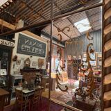 Large antique engraved and gilded wall mirror – Venetian style