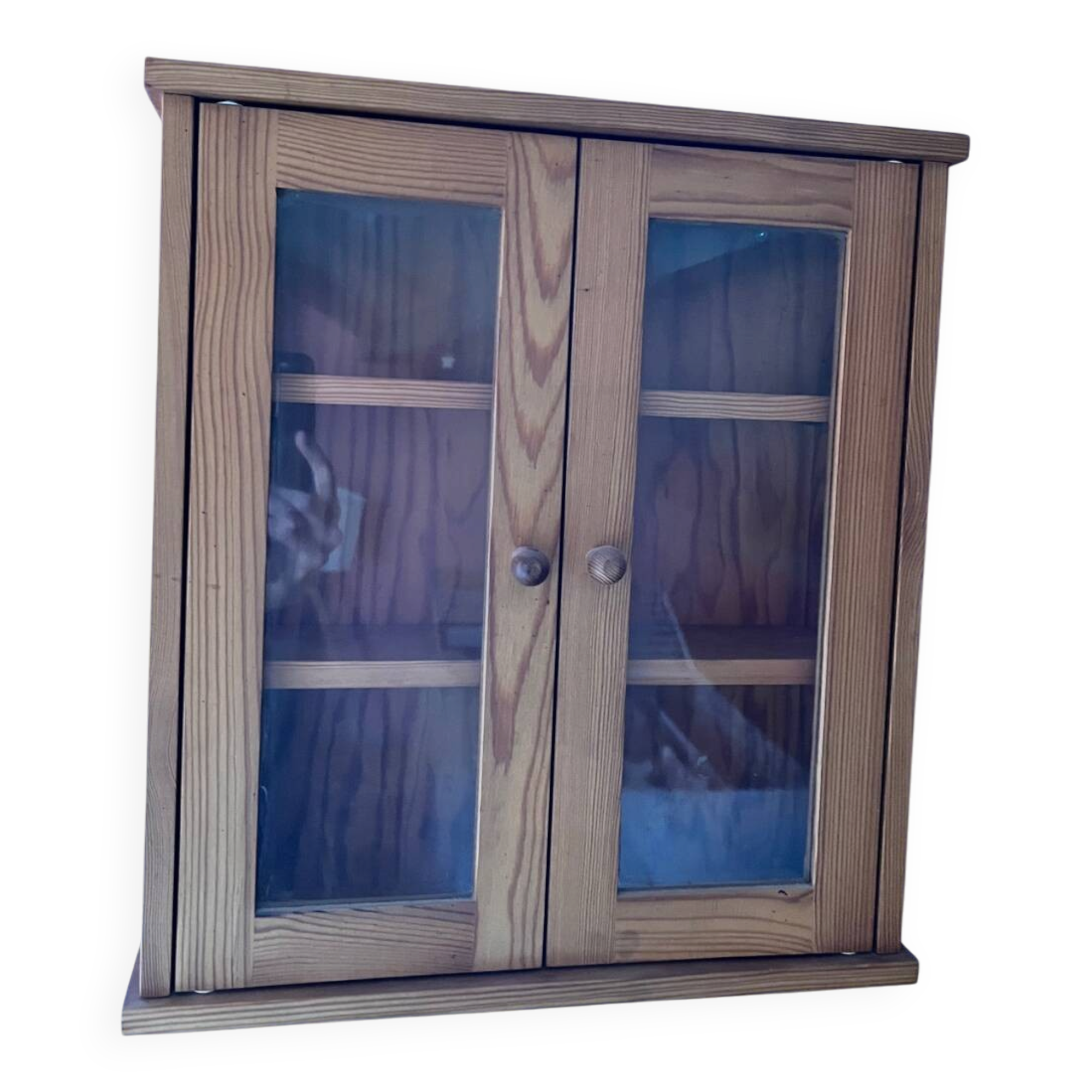 Vitrine en bois