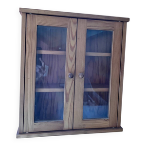 vitrine en bois