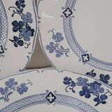Assiettes Lunéville XIX ème