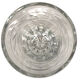 Large carved crystal vase