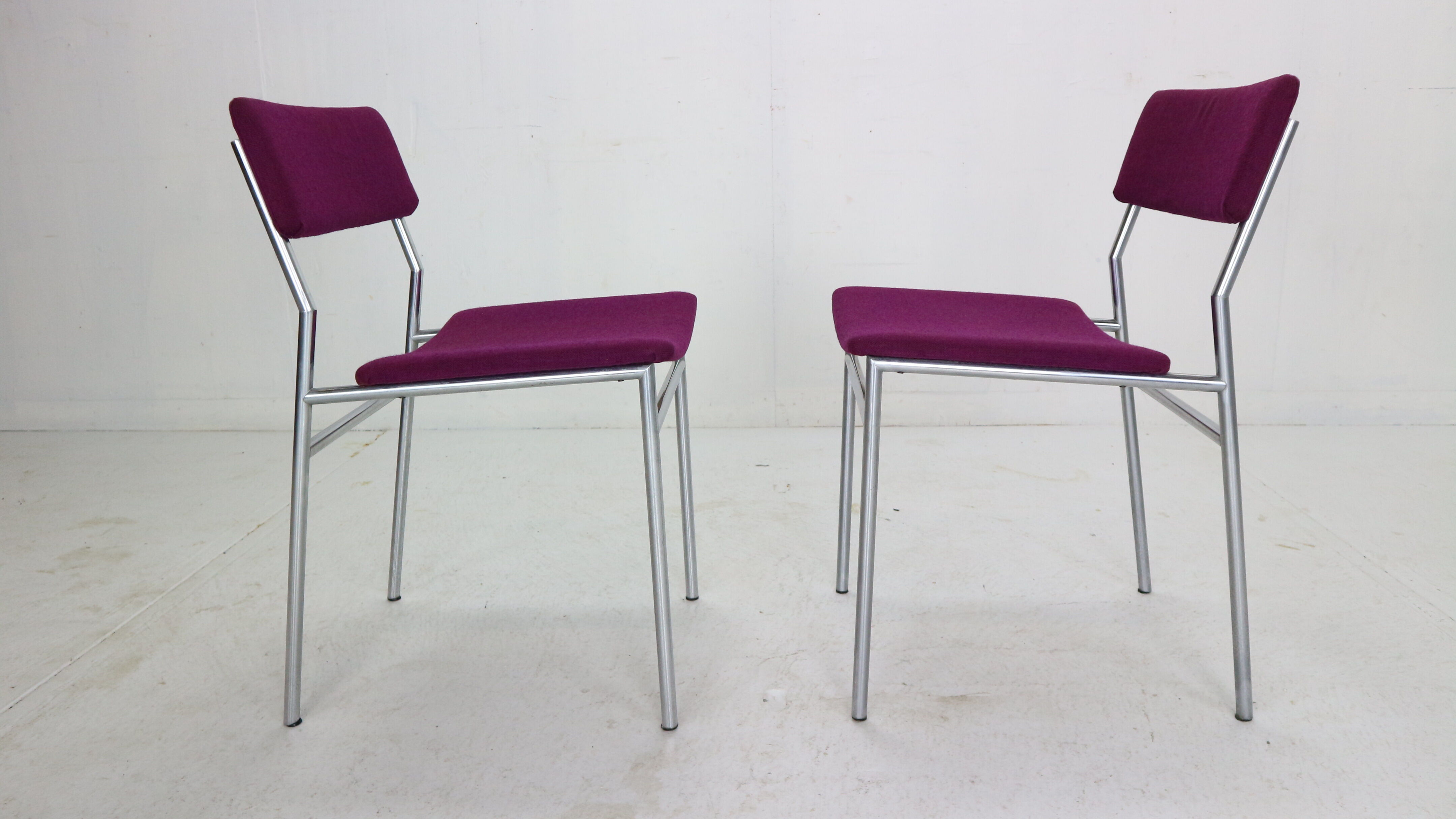Set of 4 dinning room chairs Martin Visser "SE07"  for 't Spectrum Bergeijk, 1960