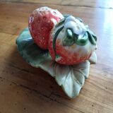 Strawberry slip salt and pepper shakers