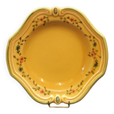 Provençal earthenware by Poet Laval France Vintage Deep Plate