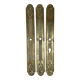 Antique brass cleanliness plates