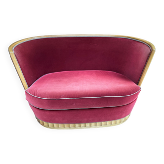 Art deco style basket sofa