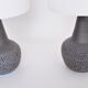 Pair of Danish Midcentury Ceramic Lamps Model 3048 by Einar Johansen for Soholm
