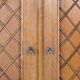 Wood and rattan wardrobe 60'