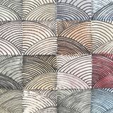 Contemporary school: mixed technique on paper, Untitled (shell), circa 2021