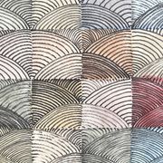 Contemporary school: mixed technique on paper, Untitled (shell), circa 2021
