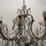 Large Crystal Maria Teresa Chandelier 1950's