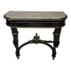 Console - marble, brass and wood