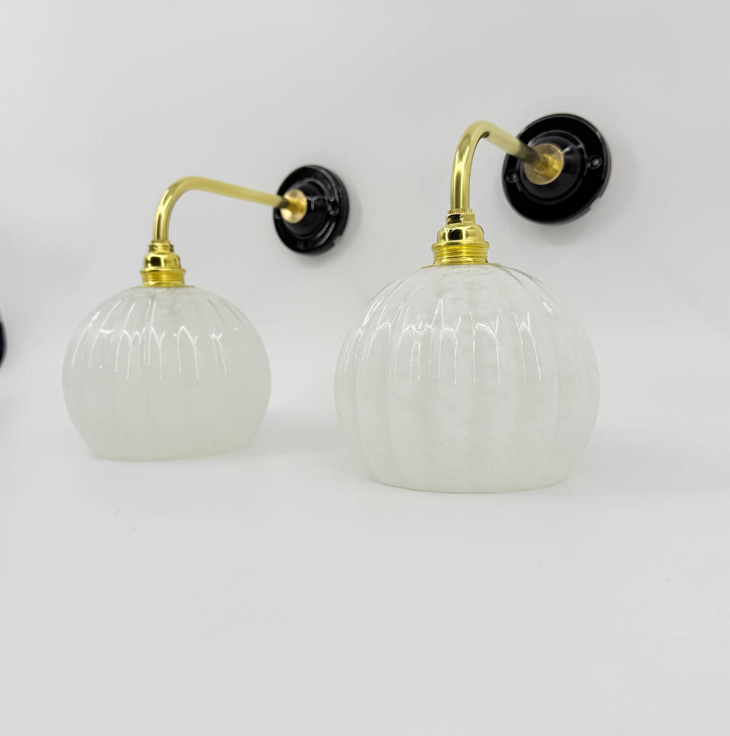 Clichy glass wall lights