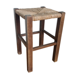 Tabouret paillé