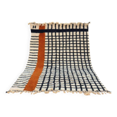 Tapis marocain laine naturelle unique 3x2 m