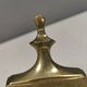 Old door hammer in solid brass. Estimated 1960s.