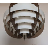 Pendant lamp "Strips" by Brylle Flemming & Preben Jacobsen 1970