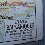 School poster of the Balkan states Vidal Lablache No.33