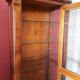 Cherry wood display cabinet with 6 adjustable glass shelves – Drimmer brand