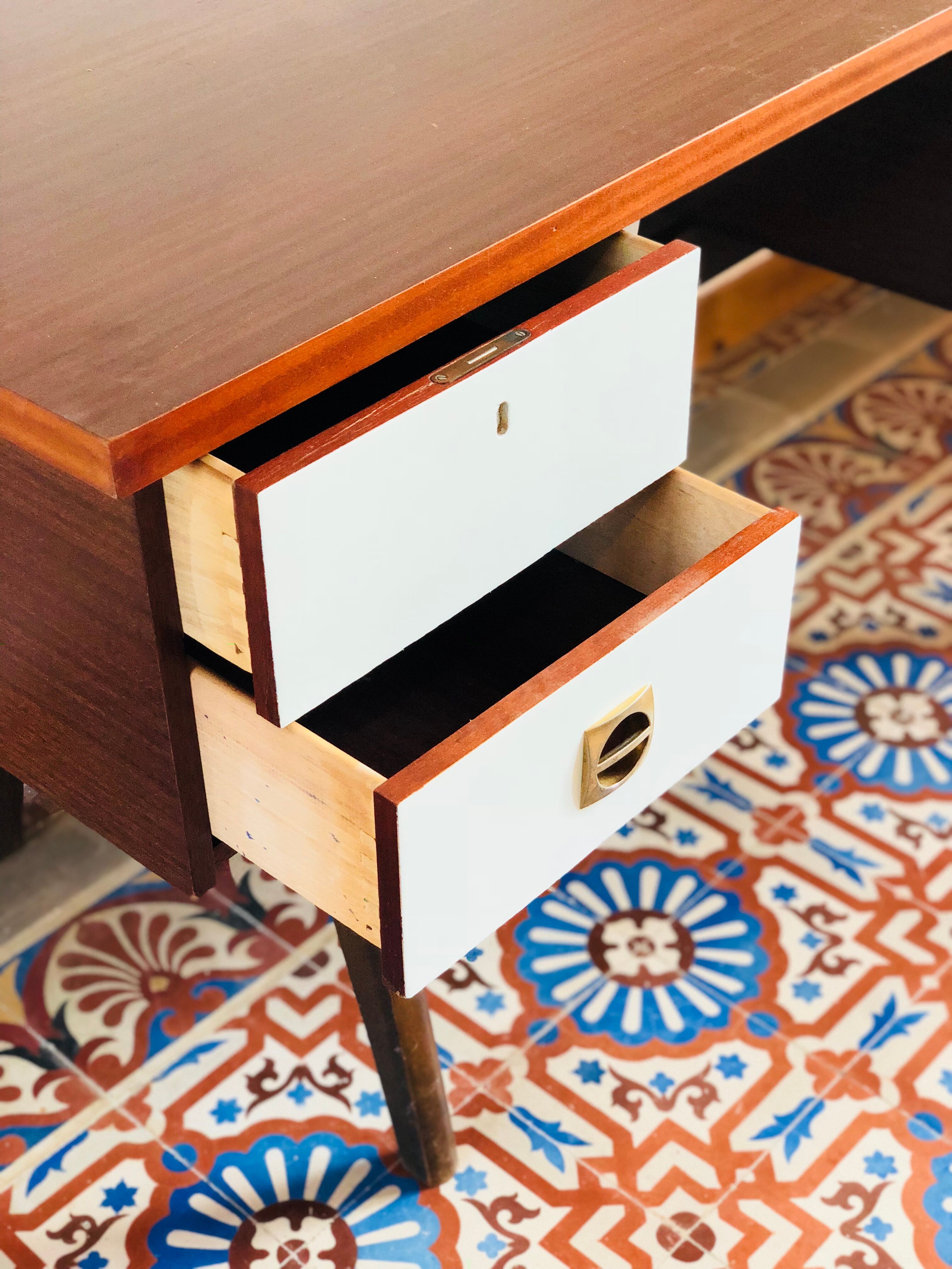 Vintage teak desk 1960
