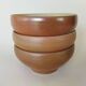 3 stoneware bowls size 2