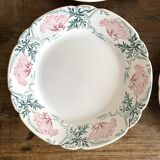 Keller and Guerin Luneville iron earth dessert plates, Rolan model