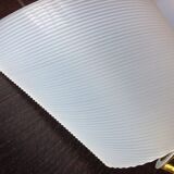 Pair of brass and perspex white /vintage 50-60s wall light