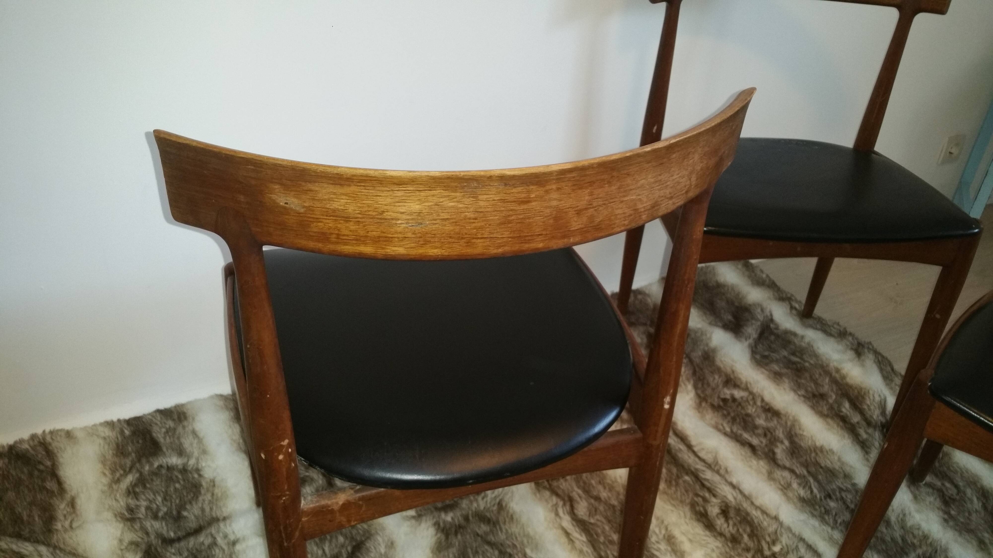 Set of 4 lounge chairs by Johannes Andersen for Denmark, 1960 s