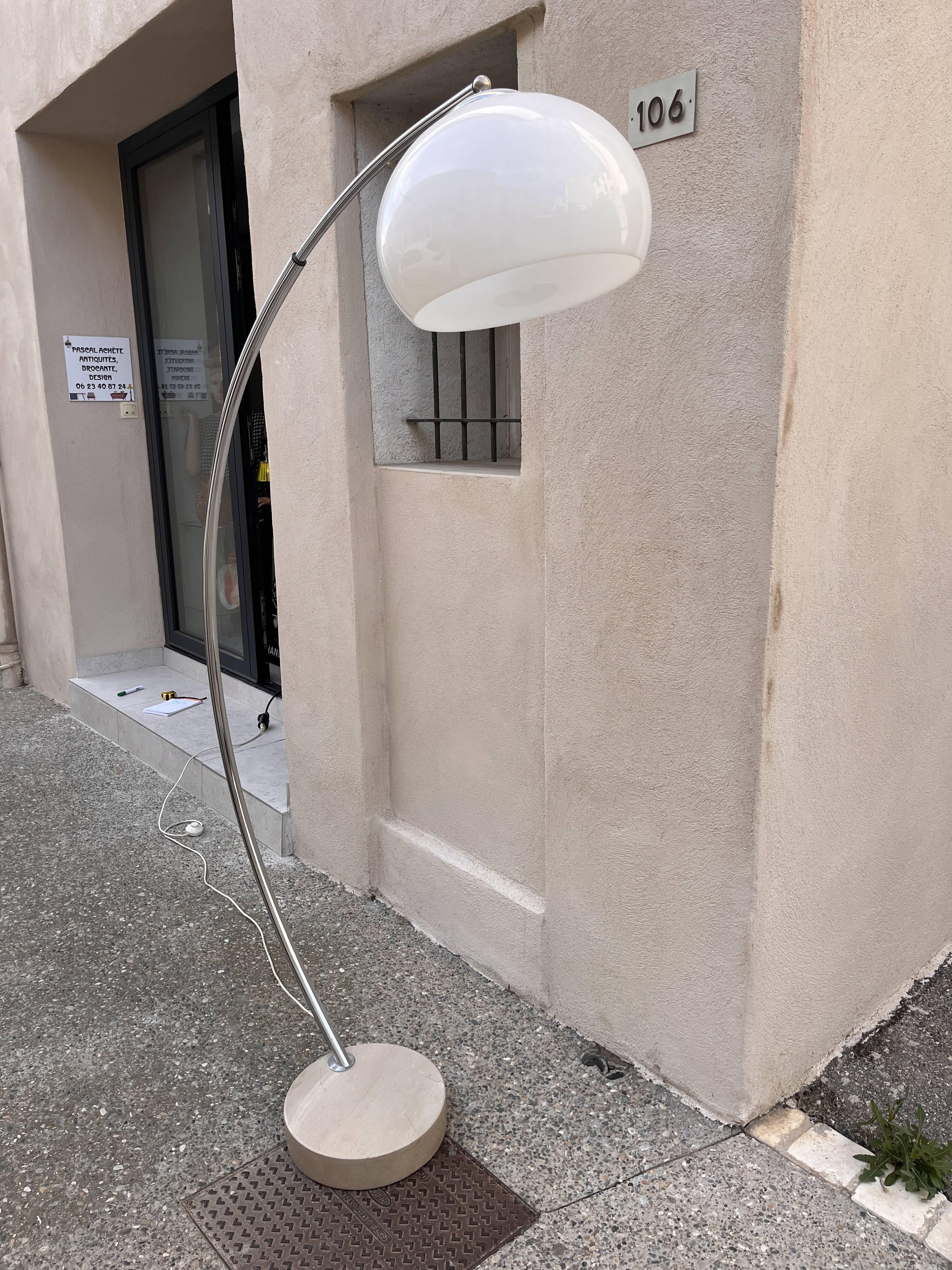Lampadaire arc, années 70