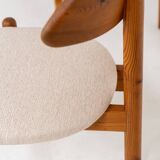 Set of 4 pine chairs by Vamdrup Stolefabrik